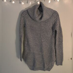 Rue 21 Brand Cowl Neck Oversized Waffle Knit Small Sweater